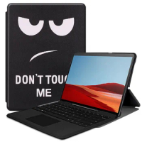 For Microsoft Surface Pro X Case PU Leather Shell for Surface Pro X 10.5inch Shockproof Protective Cover Kickstand Function