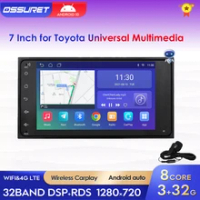 Radio Mobil Android 2DIN untuk Toyota RAV4 Camry Corolla Prado Hilux Highlander Land Cruiser Avanza Rush TERIOS Tundra Stereo Player