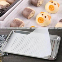 Safety Free Cutting Practical Pastry Dim Sum Mesh Silicone Steamer Pad Baking Tools For Buns Making Fruit Dehydrator Mats