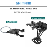 SHIMANO DEORE XT M6100 M7100 M8100 M8120 M712012-Speed Mountain Bike Groupset Shifter Lever SL + RD SGS Rear Derailleur
