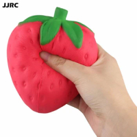 1pc Jumbo Strawberry Squishy Anti Stress Toys Soft Slow Rising Squishies Toy UK Hot Drop Shipping Wholesale
