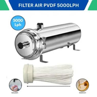 Filter Ultrafiltrasi PVDF Water Filter Air 5000 LPH PVDF - alat Penjernih air yang keruh Saringan Ai