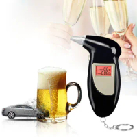 Portable Alcohol Detector Auto Supplies Portable Alcohol Tester AT-68S with Backlight Tester