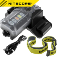 Headlamp NITECORE NU07LE USB-C Rechargeable Signal Lamp build-in Battery 5color Specifically Operators Police Emergency Response