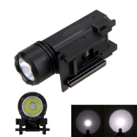 LED Pistol Lights Quick Detach Airsoft Pistol Handgun Light with 20mm Mount for Picatinny Rail Gun Flashlight LED Torch