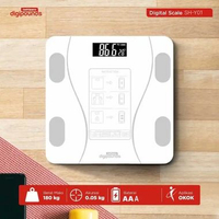 Taffware Digipounds Timbangan Badan Digital Scale 50g 180kg - SH-Y01 Putih