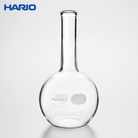 HARIO 平底燒瓶 燒杯 實驗燒杯 耐熱玻璃 500ml