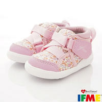 ★IFME日本健康機能童鞋-經典學步鞋款IF22-970701粉(寶寶段)