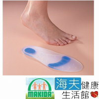 MAKIDA四肢護具 未滅菌 海夫健康生活館 吉博 全長型矽膠鞋墊 平面型_SF310