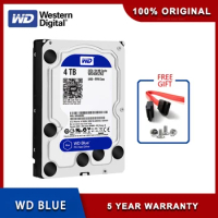 WD Blue 4TB 3TB 2TB 1TB Internal Hard Drive Disk 3.5" 5400 RPM 64M Cache SATA III 500GB HDD HD Hard disk For Desktop Computer