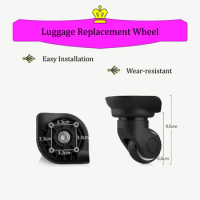W013 Suitcases Wheel Trolley Case Universal Wheels Accessories Luggage Password Box Repair Pulley Compression Replacement Roller