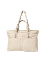 Puffy Daytrip Laptop Tote - สีเบจ
