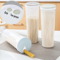 Kitchen Noodle Sealed Jar Transparent Plastic PP Moistureproof Rice Millet Beans Storage Box Quantitative Food Storage Jar