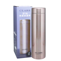 CLARE 316陶瓷全鋼保溫杯-660ml-玫瑰金(保溫瓶)