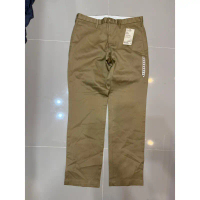 กางเกงmuji มือ1  size29 (W82L76CM) สีน้ำตาลอ่อน stectch chino slim pants ผช คําแนะนําผลิตภัณฑ์ใหม่ขอ