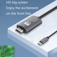 1pc 4K30hz Adapter Cable Type-C Thunderbolt 4 Adapter Phone Laptop to TV Computer cables and connectors
