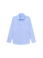 SHIRT LS BW POCKET BK 039