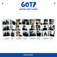 HOLOGRAM PHOTO STRIP GOT7 HEPTAGON FOTO STRIPS KPOP UNOFFICIAL MARK JINYOUNG JACKSON YOUNGJAE BAMBAM