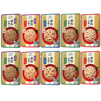 日本 AIXIA 愛喜雅 金罐芳醇貓餐包60g【12包組】 使用100%的鮪魚為基底 金貓軟包 貓餐包『WANG』