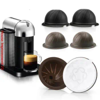 New 230ml Coffee Capsule For Nespresso Vertuo Vertuoline Refillable For Vertuolline GCA1 Delonghi ENV135 ENV150 BNV450WHT1BUC1