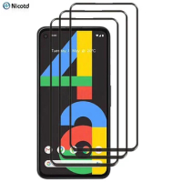 3 Pieces Full Cover Tempered Glass For Google Pixel 4a 5g 3a Pixel 1 2 3 4 5 Screen Protector For Google Pixel 4 3a 2 XL Glass