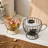Nordic Style Light Luxury Snack Candy Storage Rack Coffee Shop Table Display Rack Home Coffee Capsul