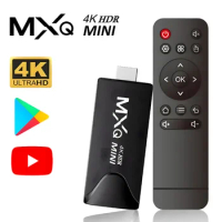 MXQ Mini Smart TV Stick Android10 WiFi 1GB RAM 8GB ROM Youtube Google Media Player 4K Set Top Box Smart Tv Box Global Version