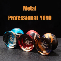 Yoyo Professional Magic Yoyo Metal Yoyo with 10 Ball Bearing Alloy Aluminum High Speed Unresponsive YoYo Toy Yoyo for Kids Adult