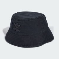 adidas 帽子 漁夫帽 運動帽 遮陽帽 三葉草 BUCKET HAT AC 黑 IK9579