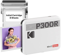 KODAK Mini 3 Retro 相片打印機 - 白色 [香港行貨]