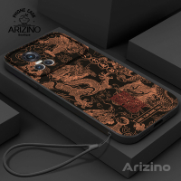 For OPPO Reno10 5G Reno10Pro 5G Simple 2024 Year Of The Dragon Pattern Anti-Fall TPU Mobile Phone Case