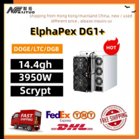 new Litcoin Mining Dogecoin Miners ElphaPex DG1 plus 14.4Gh 3950w Crypto Hardware Cryprocurrency Rig Mining cryptoAsic Miner