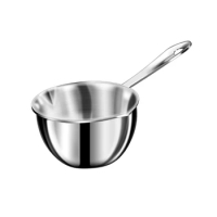 Multi-Purpose Mini Soup Pot Stainless Steel Cooking Saucepan Kitchen Milk Pot Long Handle Handy Frying Pot Durable