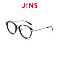 【JINS】 Classic Trend 經典雙材質大框眼鏡(特ALCF16A325) 黑色