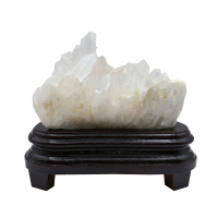 【寶峻晶石館】白水晶簇 1.1kg(WQ355)