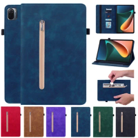 Case for Xiaomi Mi Pad 5 Tablet PU Leather Soft Silicone Back Wallet Tablet Cover for Xiaomi Mi Pad 