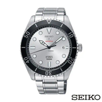 SEIKO精工 粗曠野性精工5號自動上鍊男腕錶-銀x43mm  SRPB87