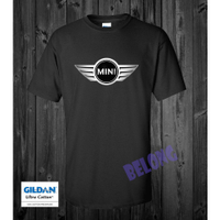 图案定制Morris Mini Cooper Logo运动男士纯棉T恤圣诞礼物
