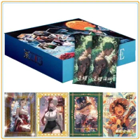 One Piece Collection Cards Starshine Wave1 Laser Metal Frame Booster Box Original Birthday Children Games Cards Playing Acg Card