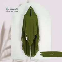 Yukafi - LILY KHIMAR GOLD SERIES | Khimar Syar'i Premium | Hijab Instan | Ceruty Babydoll 2 layer El