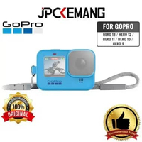 JPC KEMANG GoPro Sleeve + Lanyard For GoPro Hero 13 Hero 12 Hero 11 Hero 10 Hero 9 ORIGINAL Blue