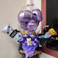 Buket Balon Boneka Wisuda Bucket Balon Wisuda Buket Graduation RoseGoldPitaRosegold