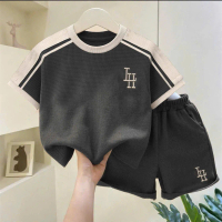 Bộ quần áo trẻ em mùa hè 14-48kg dành cho bé trai mẫu IH, Chất cotton mềm mát, Bộ mùa hè, Set đồ cho