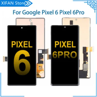 Original Super Amoled For Pixel 6 Pixel 6A LCD with Frame For Google Pixel 6 pro LCD Display Touch Screen Digitizer Repair Parts