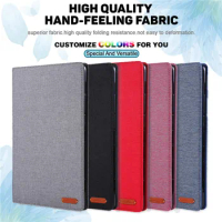 Fabric Tablet Case TAB S5E 10.5 2019 T725 T720 Case Flip PU Leather Magnetic Case for Samsung Galaxy S5E 10.5 Protective Cover
