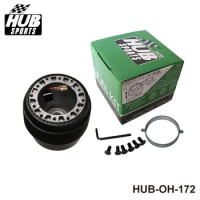 Racing Steering Wheel Hub Adapter Hub Boss Kit For Honda Civic 96-00 6 Bolt Hole Racing Steering Wheel HUB-OH-172