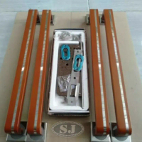 fullset kunci pintu 2 handle pintu rumah minimalis gagang tarikan pintu stainlee murah panjang 45cm 