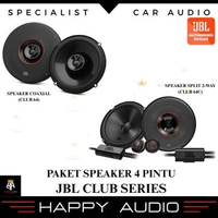 Paket Audio Mobil Set Speaker 4 Pintu JBL CLUB Speaker Split 2-Way JBL Club 64C + Coaxial JBL Club 6