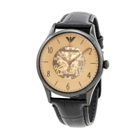 【EMPORIO ARMANI】貝達系列鏤空時尚精品機械腕錶(AR1923)