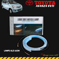 LAMPU LED ALIS  HEADLAMP 60 CM WELCOME LIGHT SIGN RUNNING DRL FLEXIBLE TOYOTA AVANZA VVTI